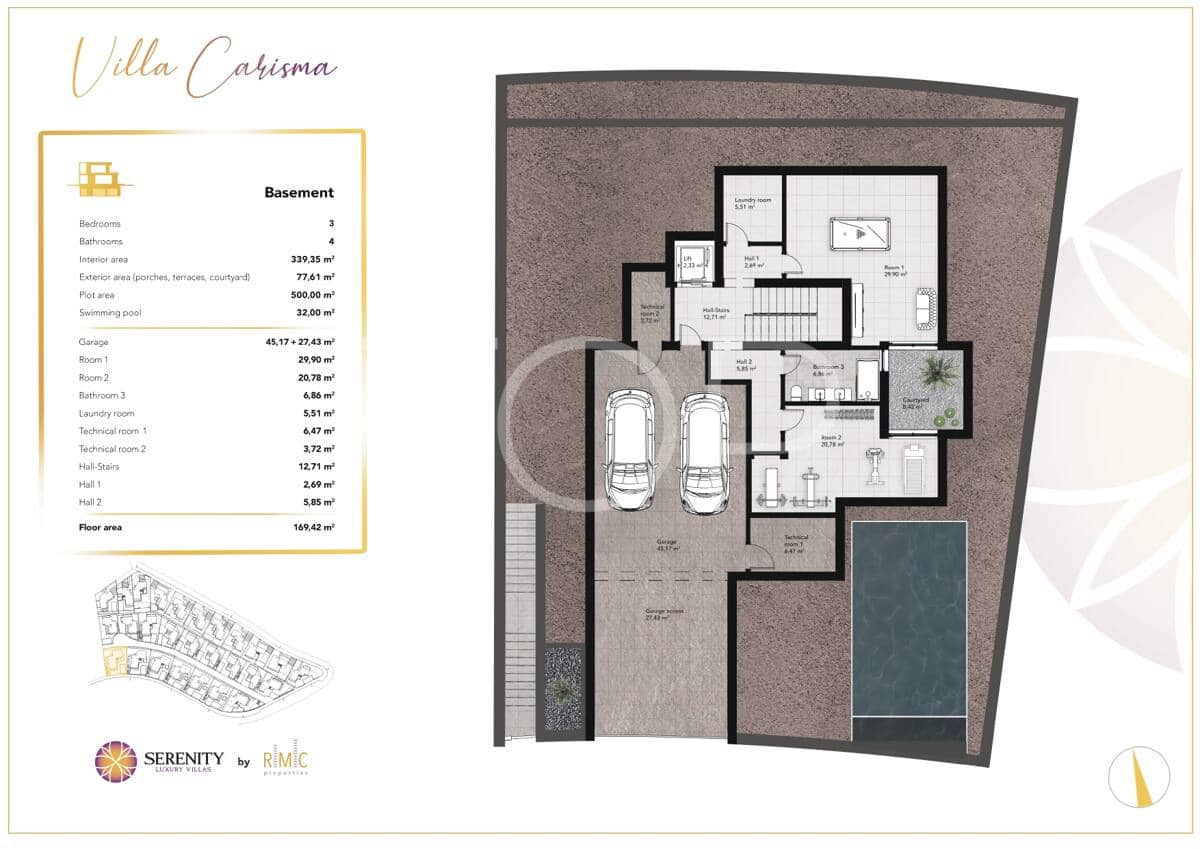 3 soverom Villa til salgs i Costa Adeje med svømmebasseng garasje - € 2 025 000 (Ref: 7673214)