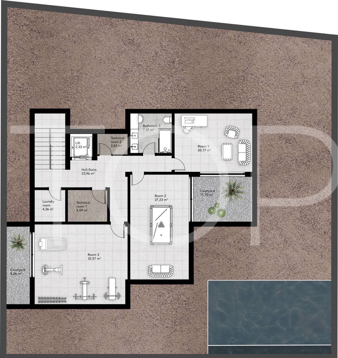 3 soveværelse Villa til salg i Costa Adeje med swimmingpool garage - € 1.912.900 (Ref: 7673257)