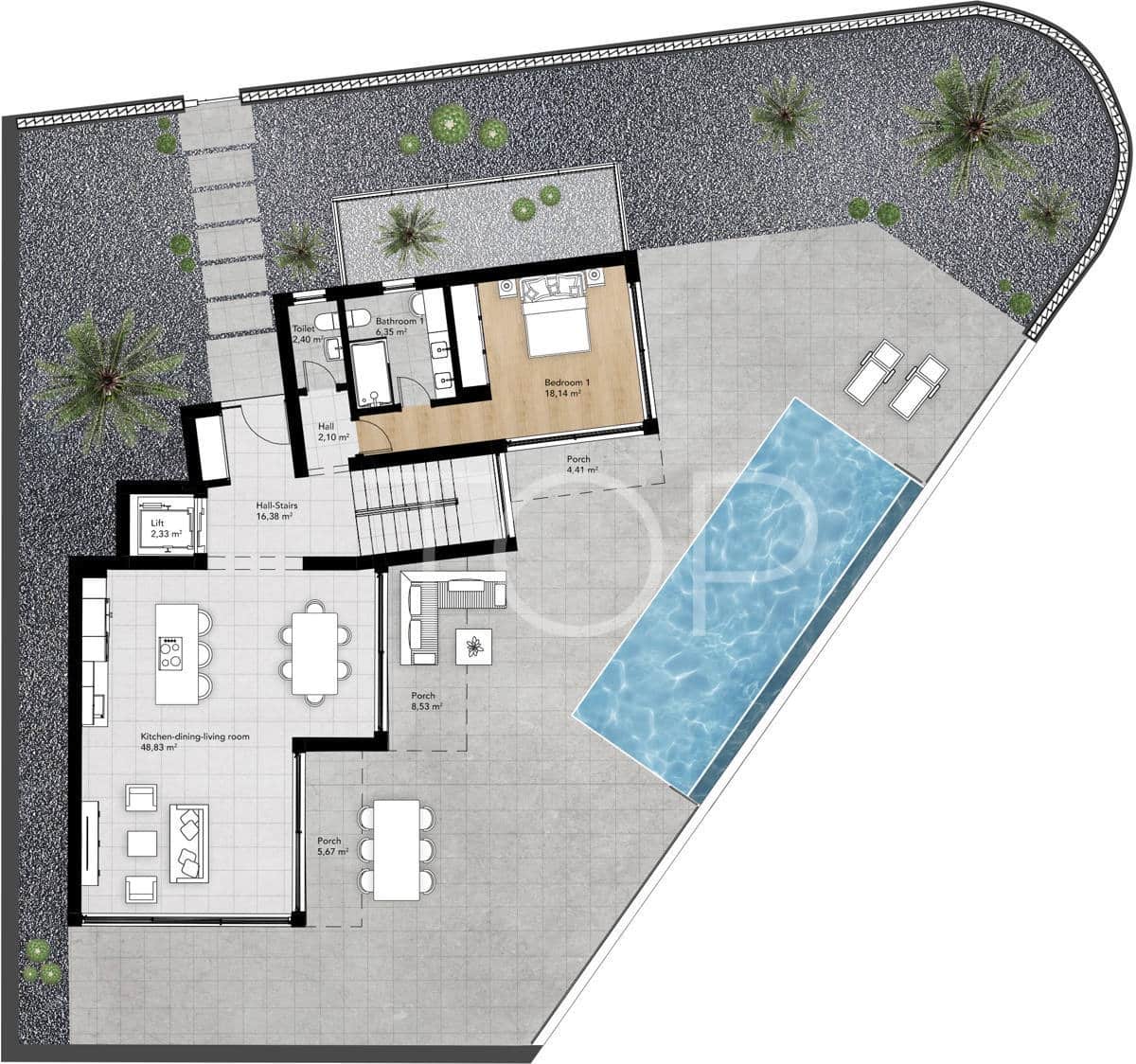 3 soverom Villa til salgs i Costa Adeje med svømmebasseng garasje - € 2 338 600 (Ref: 7673258)