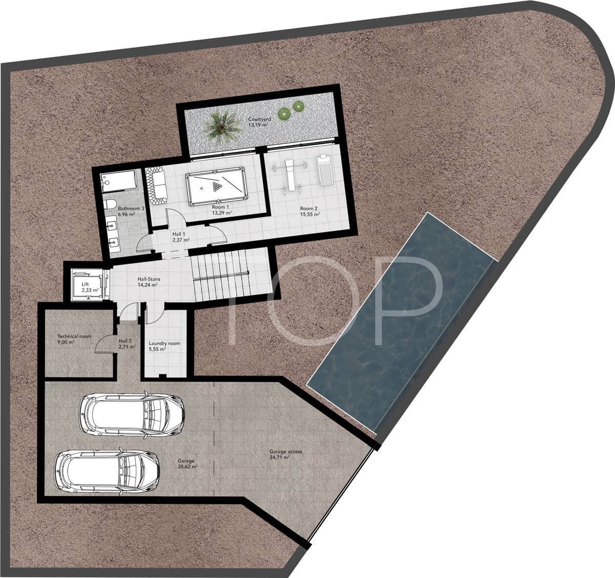 3 soverom Villa til salgs i Costa Adeje med svømmebasseng garasje - € 2 338 600 (Ref: 7673258)