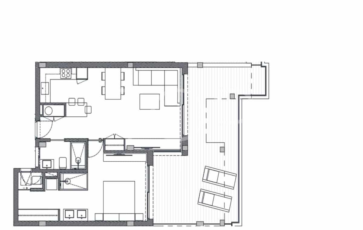 1 slaapkamer Flat te koop in Palm-Mar met zwembad garage - € 346.500 (Ref: 7673342)