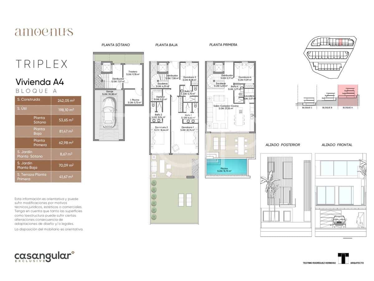 4 camera da letto Appartamento in vendita in Adeje con piscina garage - 1.428.700 € (Rif: 7863994)