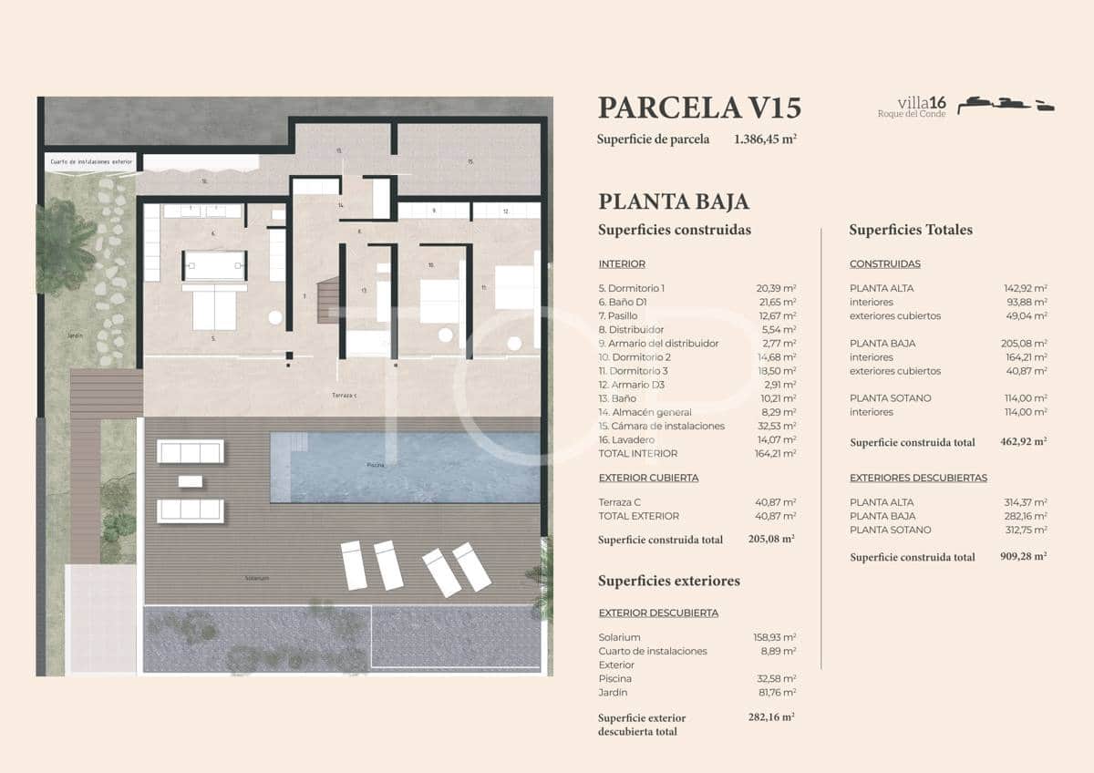 3 soveværelse Villa til salg i Costa Adeje med swimmingpool garage - € 2.500.000 (Ref: 7947705)