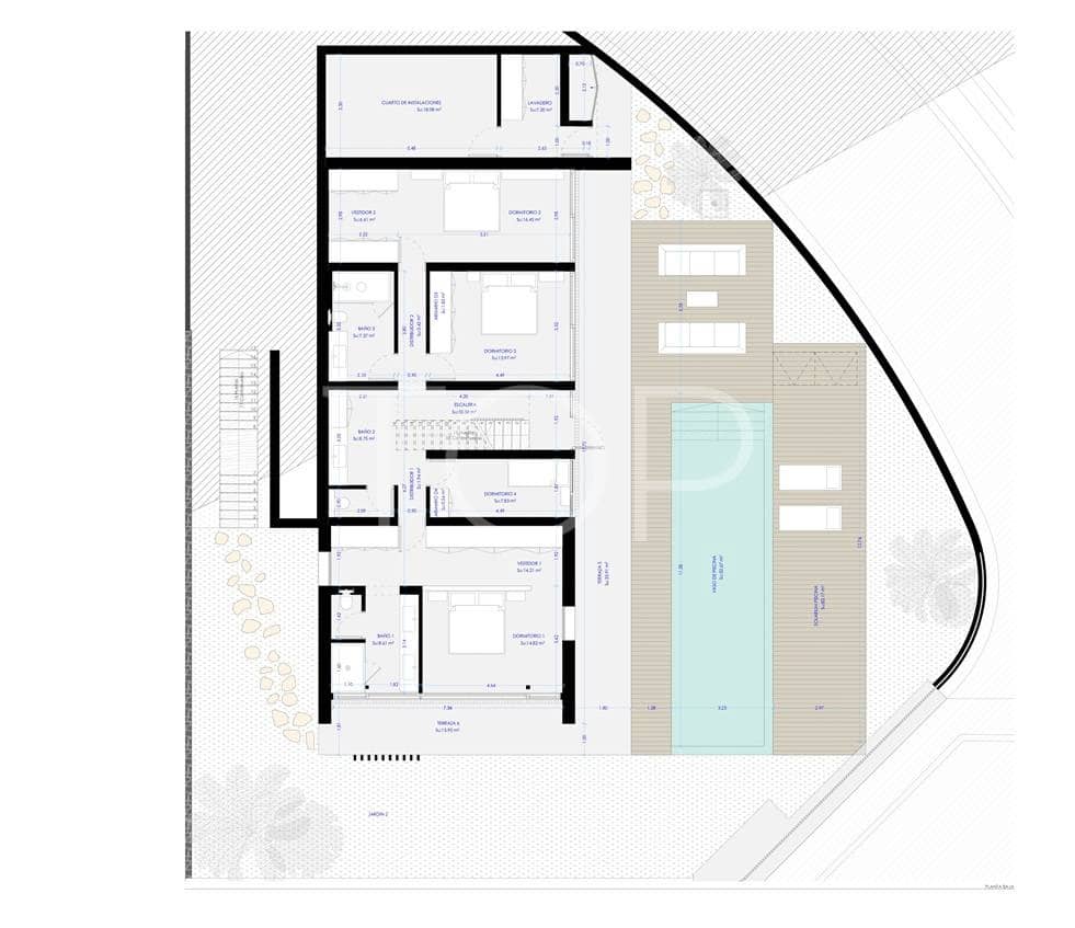4 sypialnia Willa na sprzedaż w Costa Adeje z basenem garażem - 2 100 000 € (Ref: 8024124)