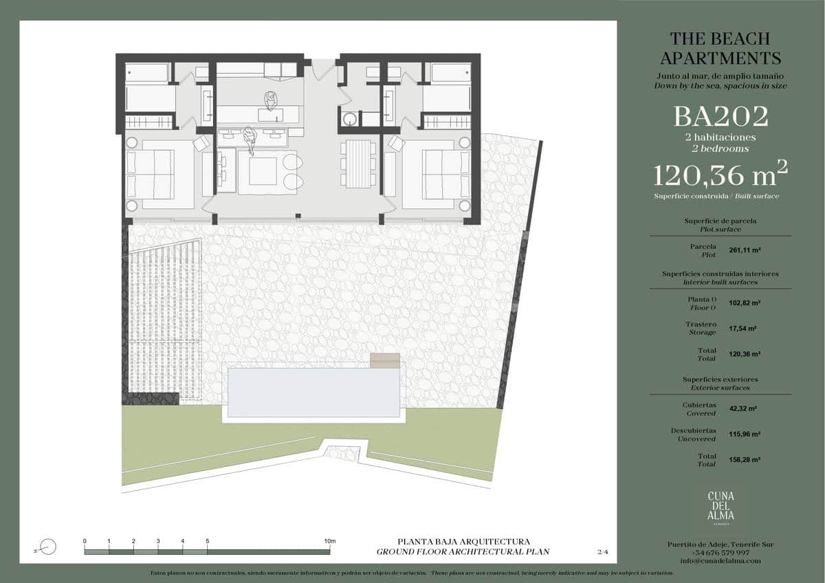 2 sypialnia Mieszkanie na sprzedaż w Adeje z basenem - 1 182 430 € (Ref: 8628440)