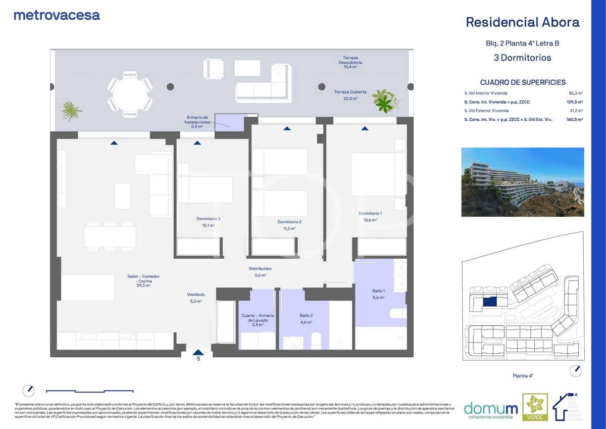 3 slaapkamer Flat te koop in Adeje met garage - € 714.070 (Ref: 9047195)