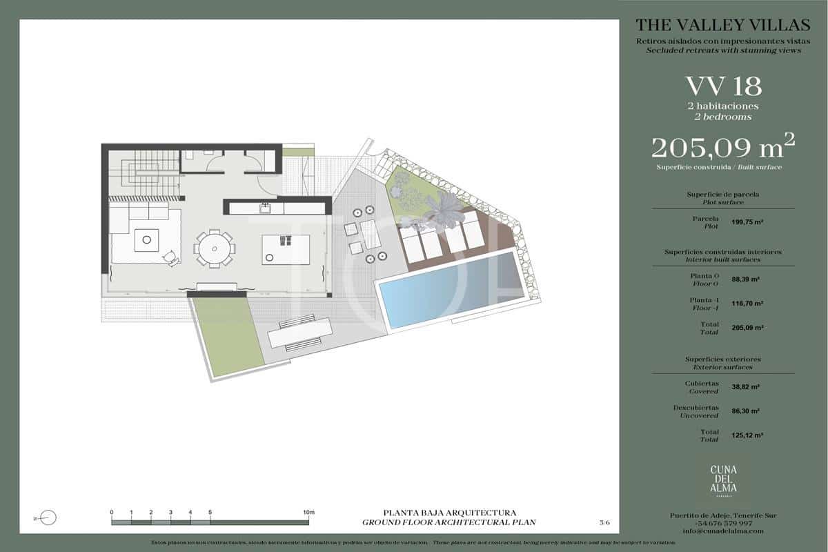 2 soveværelse Villa til salg i Adeje med swimmingpool - € 1.378.195 (Ref: 9068389)