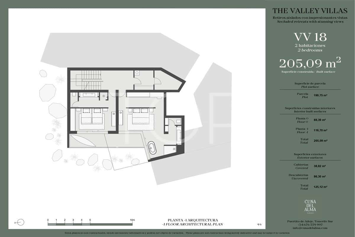 2 soveværelse Villa til salg i Adeje med swimmingpool - € 1.378.195 (Ref: 9068389)