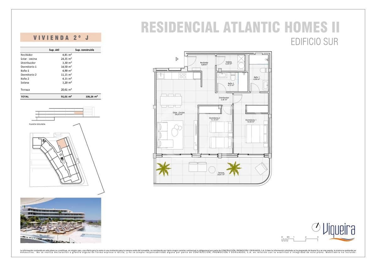 2 soveværelse Lejlighed til salg i Fanabe med swimmingpool garage - € 580.000 (Ref: 9081131)