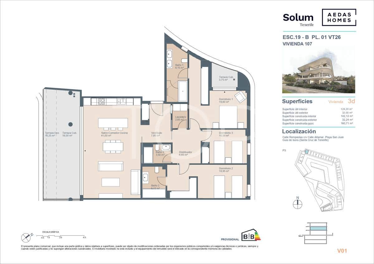 3 soveværelse Lejlighed til salg i Playa San Juan med swimmingpool garage - € 987.000 (Ref: 9108311)