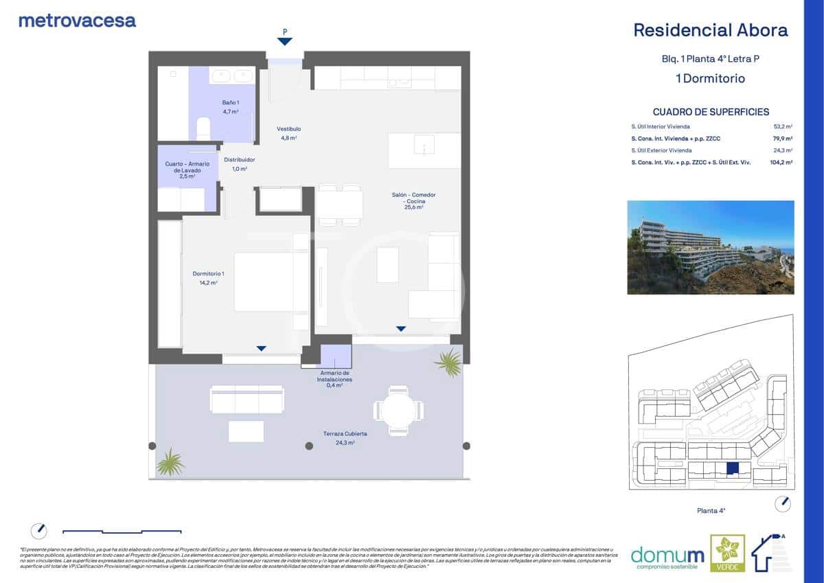 1 slaapkamer Flat te koop in Adeje met garage - € 438.690 (Ref: 9294050)