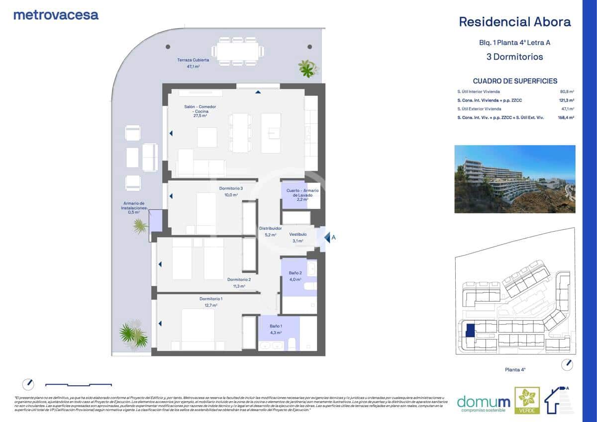 3 sypialnia Mieszkanie na sprzedaż w Adeje z garażem - 942 700 € (Ref: 9294053)