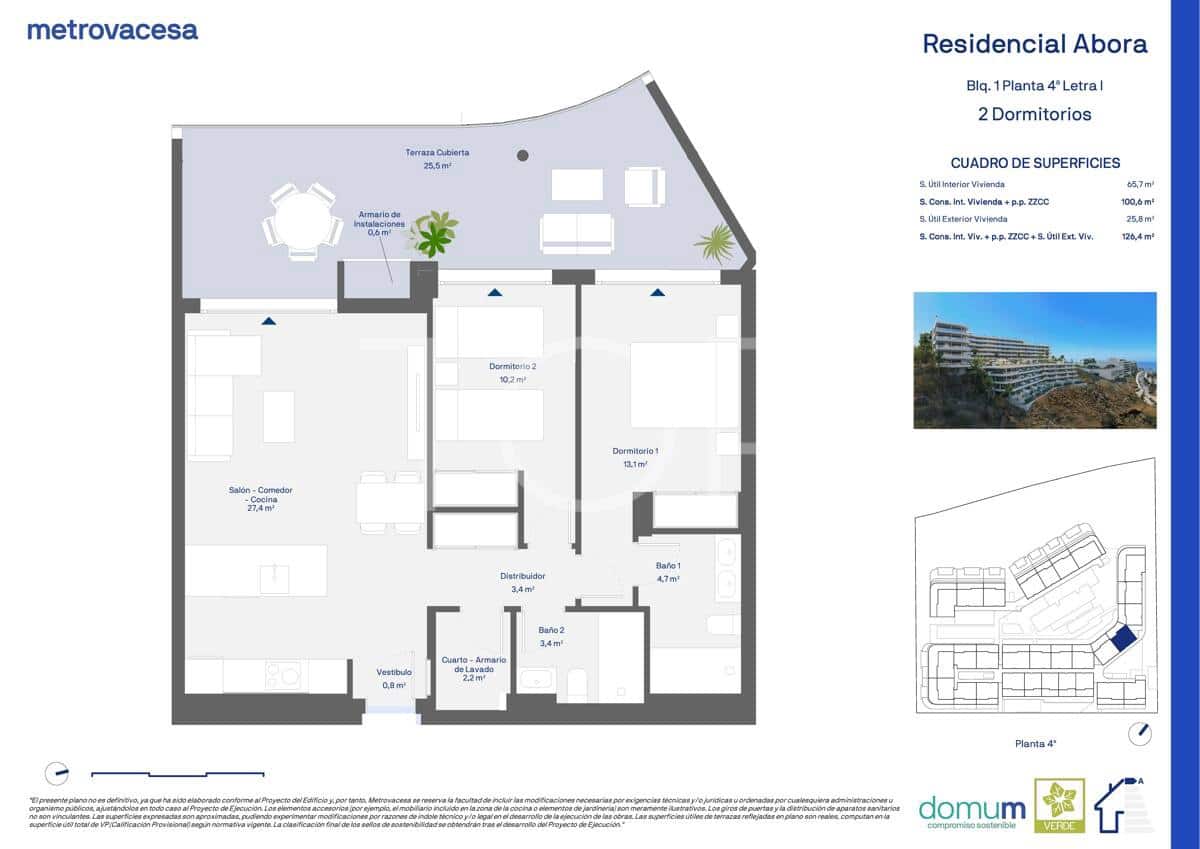 2 slaapkamer Flat te koop in Adeje met zwembad garage - € 637.750 (Ref: 9429037)