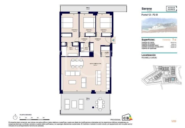 3 slaapkamer Flat te koop in Callao Salvaje - Playa Paraíso, Adeje met zwembad garage - € 1.080.000 (Ref: 9465007)