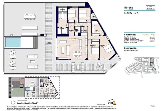 4 sypialnia Mieszkanie na sprzedaż w Callao Salvaje - Playa Paraíso, Adeje z basenem garażem - 2 400 000 € (Ref: 9465008)