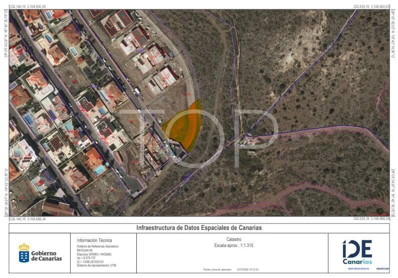 Undeveloped Land for sale in Costa Adeje - € 690,000 (Ref: 9494108)