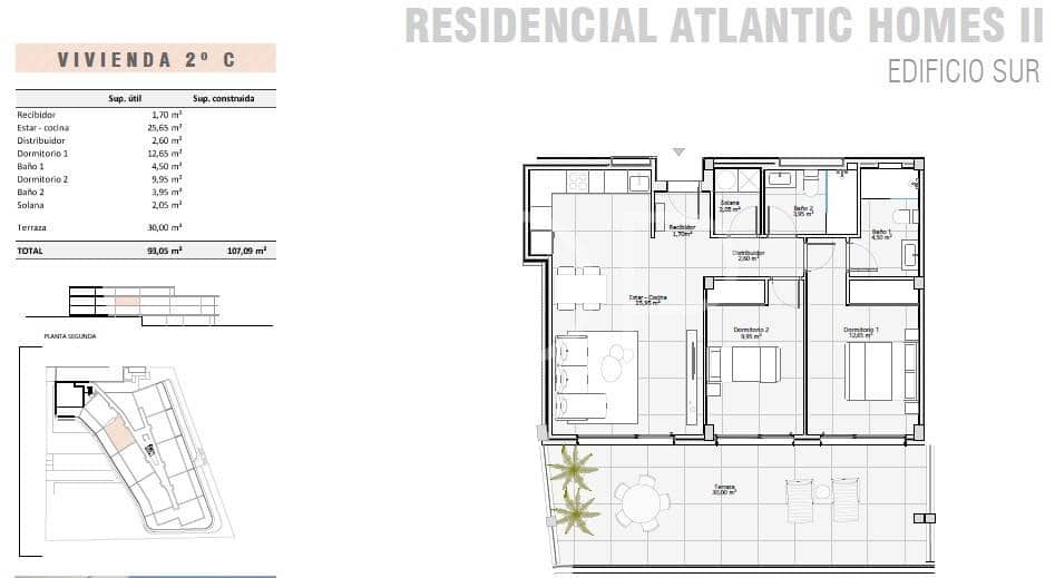 2 slaapkamer Flat te koop in Fanabe met zwembad garage - € 670.000 (Ref: 9500789)