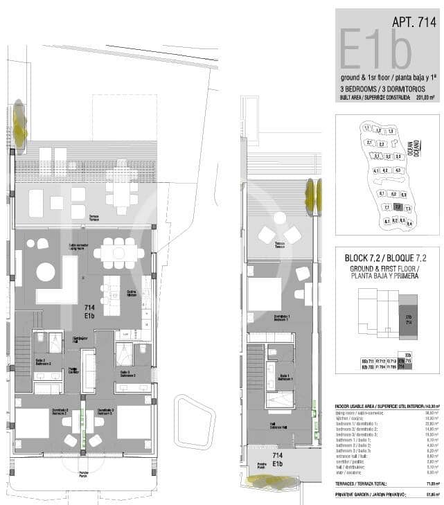 3 soverom Leilighet til salgs i Guia de Isora med svømmebasseng garasje - € 1 479 000 (Ref: 9590388)