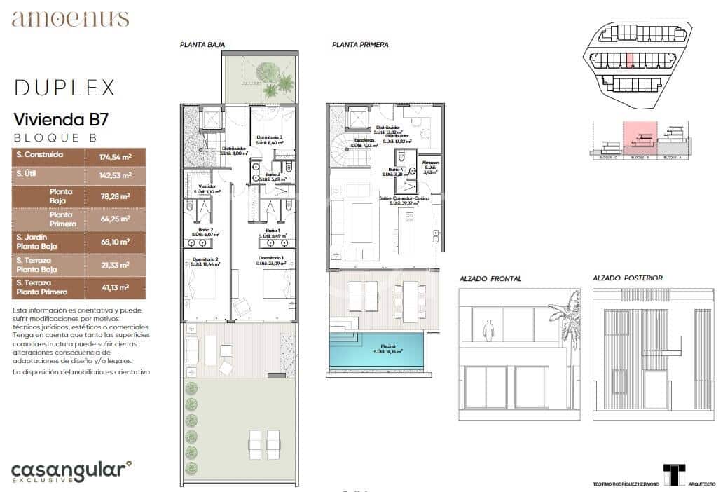 3 camera da letto Appartamento in vendita in Callao Salvaje con piscina garage - 1.326.000 € (Rif: 9650873)