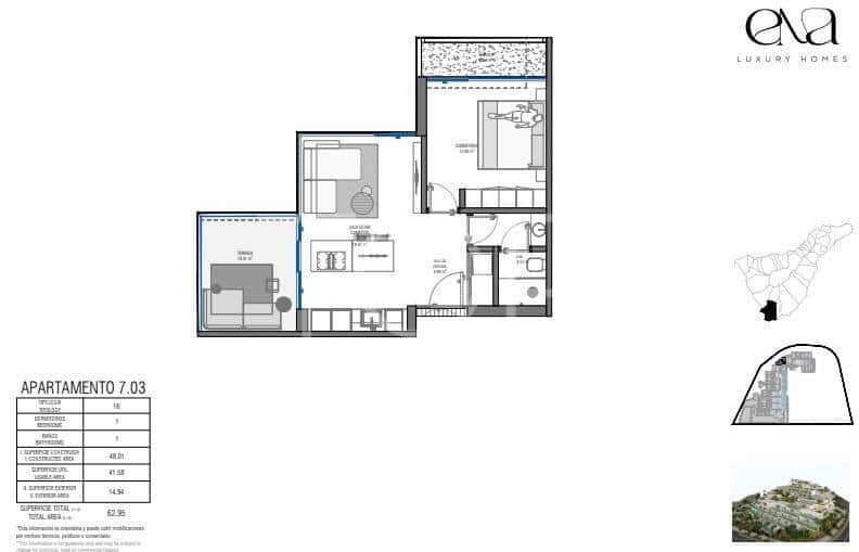 1 camera da letto Appartamento in vendita in Los Cristianos con piscina garage - 461.700 € (Rif: 9751471)