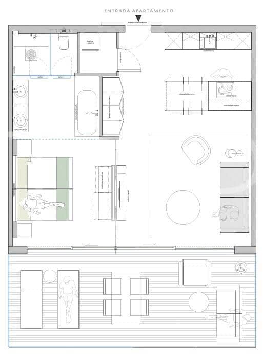 1 soverom Leilighet til salgs i La Caleta Adeje med svømmebasseng - € 780 000 (Ref: 9755091)