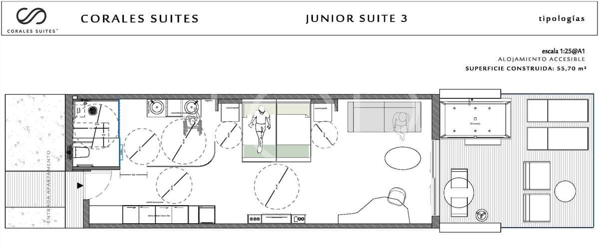 1 sypialnia Mieszkanie na sprzedaż w La Caleta Adeje z basenem - 345 000 € (Ref: 9761587)