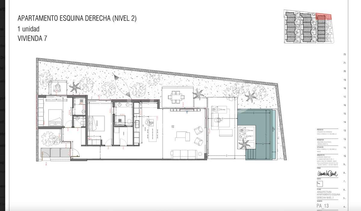 2 chambre Appartement à vendre à Adeje avec piscine garage - 1 295 000 € (Ref: 9841945)