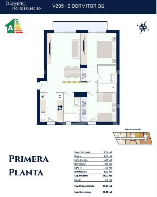 2 bedroom Flat for sale in Adeje with garage - € 377,600 (Ref: 9893583)