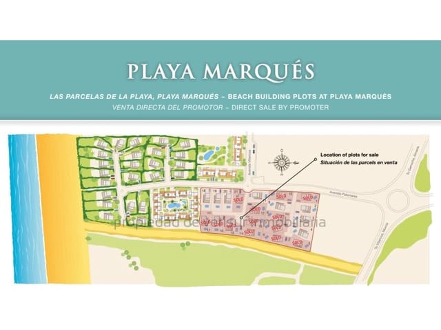 Byggetomt til salgs i Vera Playa Naturista, Vera - € 134 000 (Ref: 9150137)