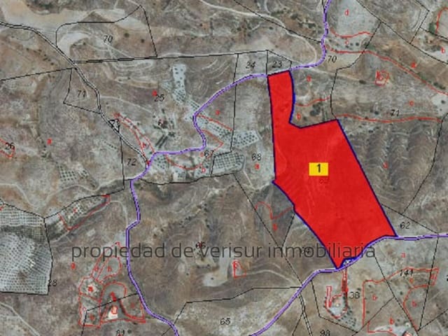 Ubebygd land til salgs i Henares, Lorca - € 25 000 (Ref: 9297370)