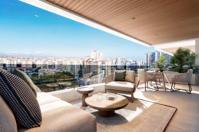 1 Zimmer Wohnung zu verkaufen in Malaga Stadt mit Pool Garage - 357.000 € (Ref: 10048708)