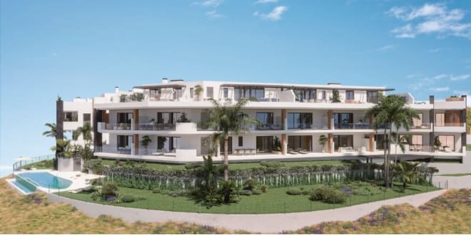 2 sypialnia Mieszkanie na sprzedaż w Benajarafe z basenem garażem - 431 000 € (Ref: 10074895)