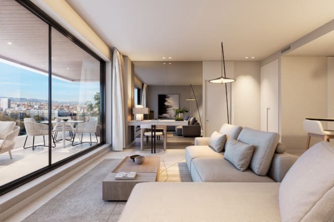 2 bedroom Flat for sale in Malaga city with pool garage - € 509,000 (Ref: 10094180)