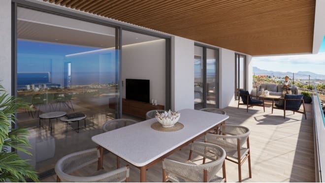 2 chambre Appartement à vendre à Los Menores avec piscine garage - 490 000 € (Ref: 9204494)