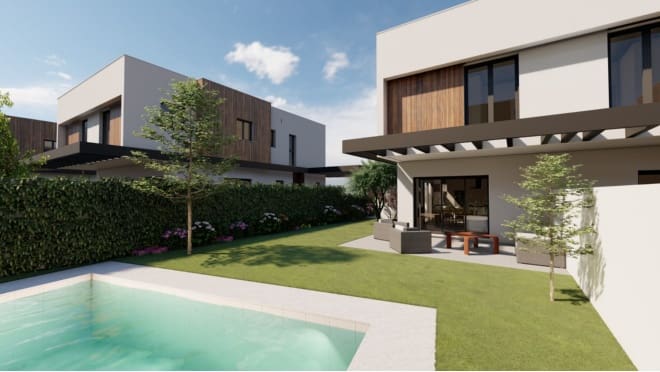 4 soveværelse Villa til salg i Dos Hermanas med garage - € 374.000 (Ref: 9242882)