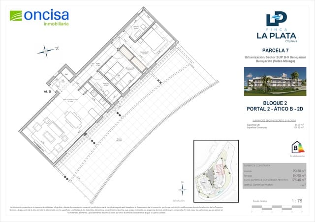 Ático de 2 habitaciones en Benajarafe, Vélez-Málaga en venta con piscina garaje - 628.000 € (Ref: 9560911)