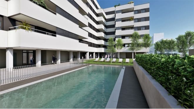 2 quarto Apartamento para venda em Madrid cidade com piscina garagem - 315 000 € (Ref: 9673823)