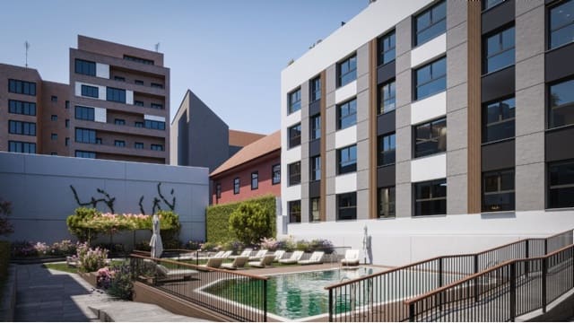 1 chambre Appartement à vendre à Cuatro Caminos, Madrid ville avec piscine garage - 476 000 € (Ref: 9906797)