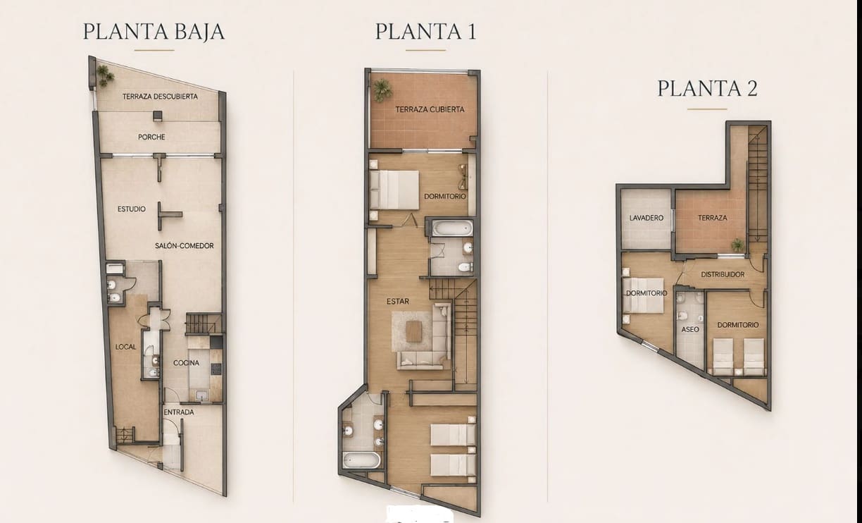 1 chambre Maison de Ville à vendre à Altea avec piscine garage - 1 059 000 € (Ref: 10097487)