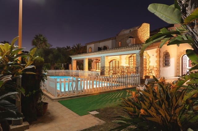 5 sypialnia Willa na sprzedaż w Santa Pola z basenem garażem - 3 500 000 € (Ref: 8624557)