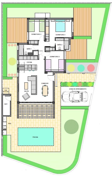 3 Zimmer Villa zu verkaufen in Polop mit Pool Garage - 549.000 € (Ref: 9129448)