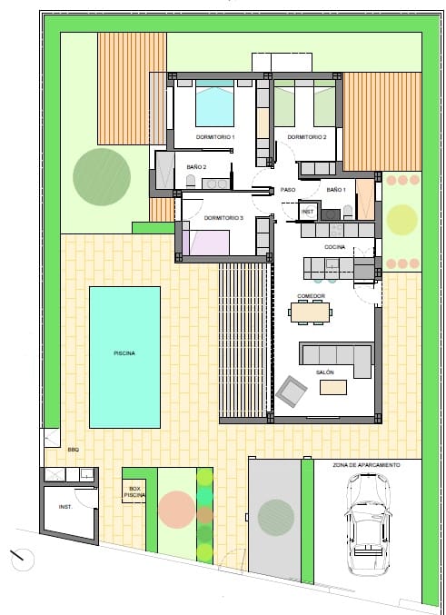 3 Zimmer Villa zu verkaufen in Polop mit Pool Garage - 549.000 € (Ref: 9129448)