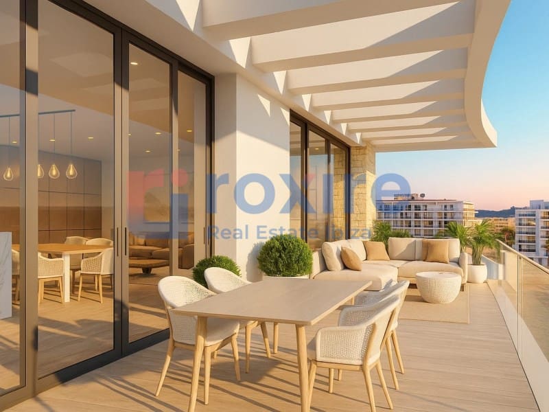 Ático de 2 habitaciones en Sant Antoni de Portmany en venta con piscina garaje - 1.440.000 € (Ref: 9075302)