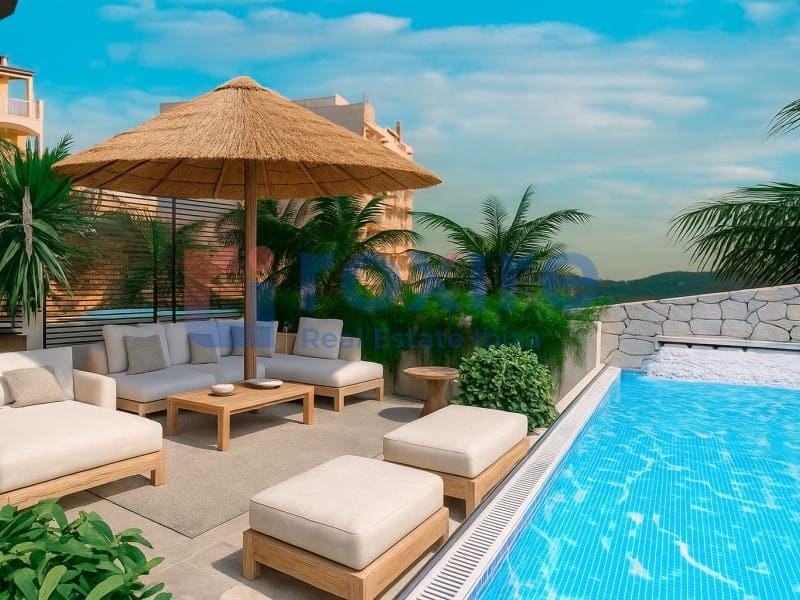 Ático de 2 habitaciones en Sant Antoni de Portmany en venta con piscina garaje - 1.440.000 € (Ref: 9075302)