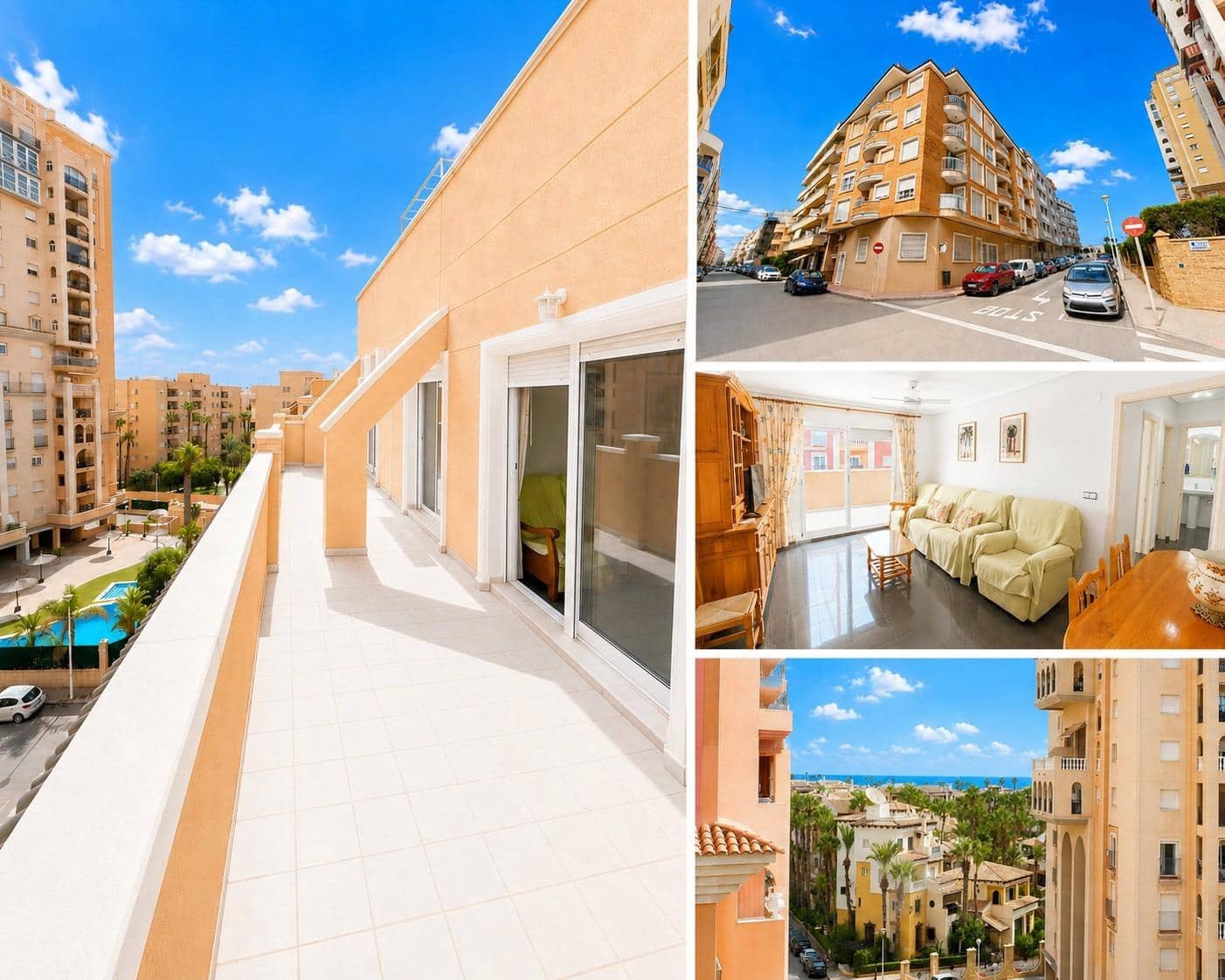 Ático de 2 habitaciones en Torrevieja en venta con garaje - 180.000 € (Ref: 10014123)