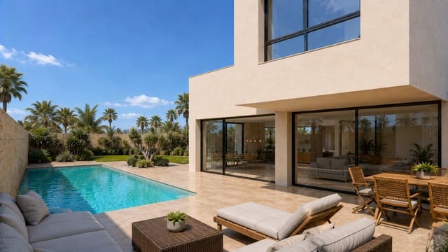 3 Zimmer Villa zu verkaufen in Pilar de la Horadada ciudad, Pilar de la Horadada mit Pool Garage - 1.480.000 € (Ref: 10116420)
