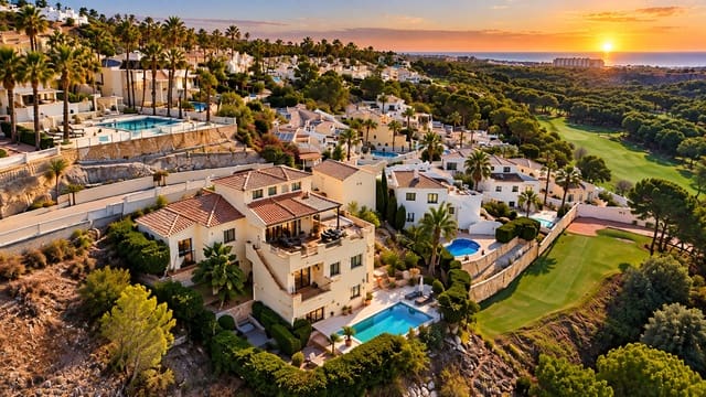 5 makuuhuone Huvila myytävänä paikassa Dehesa de Campoamor, Orihuela mukana uima-altaan 
autotalli - 635 000 € (Ref: 10116434)