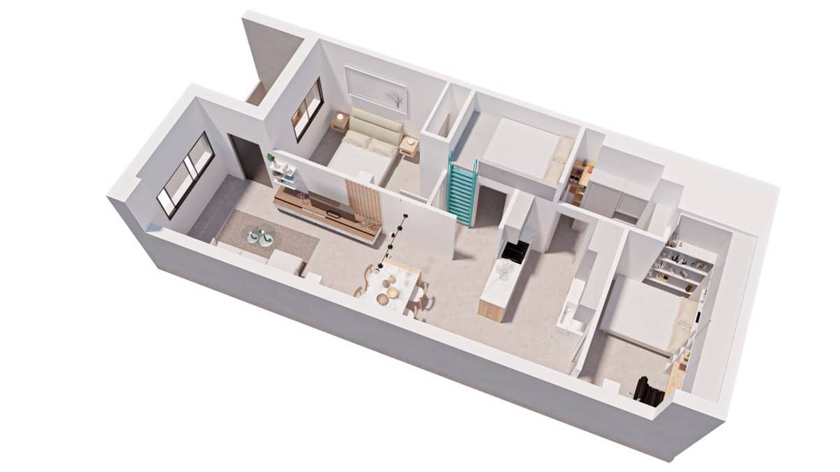 1 Zimmer Apartment zu verkaufen in Pilar de la Horadada - 99.900 € (Ref: 10132267)