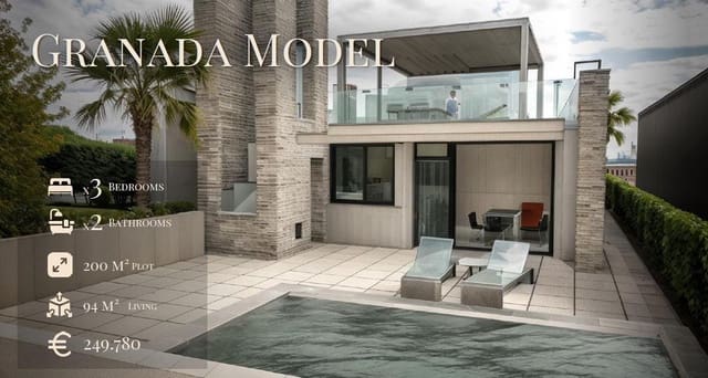 3 sovrum Villa till salu i Fuente Alamo de Murcia med pool - 249 780 € (Ref: 9296025)