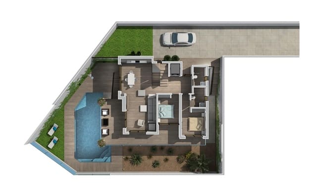 3 quarto Moradia para venda em Rojales com piscina garagem - 852 000 € (Ref: 9460631)